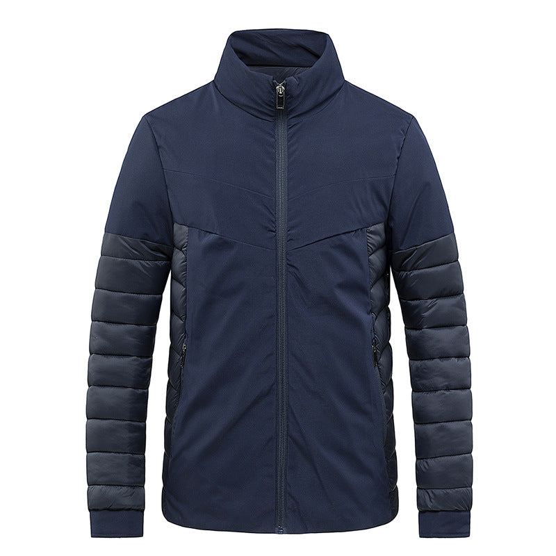 Men's Lightweight Thermal Quilted Jacket with Softshell Outer Material Chichicherry