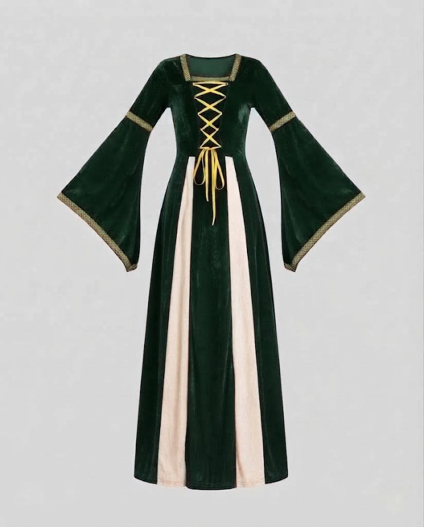 Women Medieval Wizard Dress Chichicherry