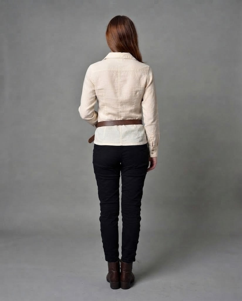 Women's casual long sleeve with drawstring Chichicherry