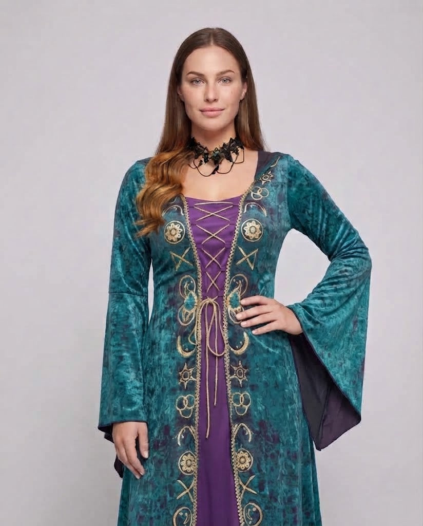 Women's fantastic low costume with filigree details Chichicherry
