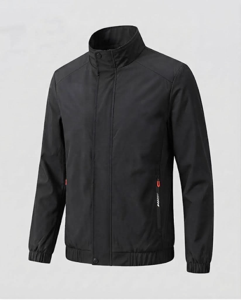 Men's fashionable transitional jacket with practical zippered pockets Chichicherry