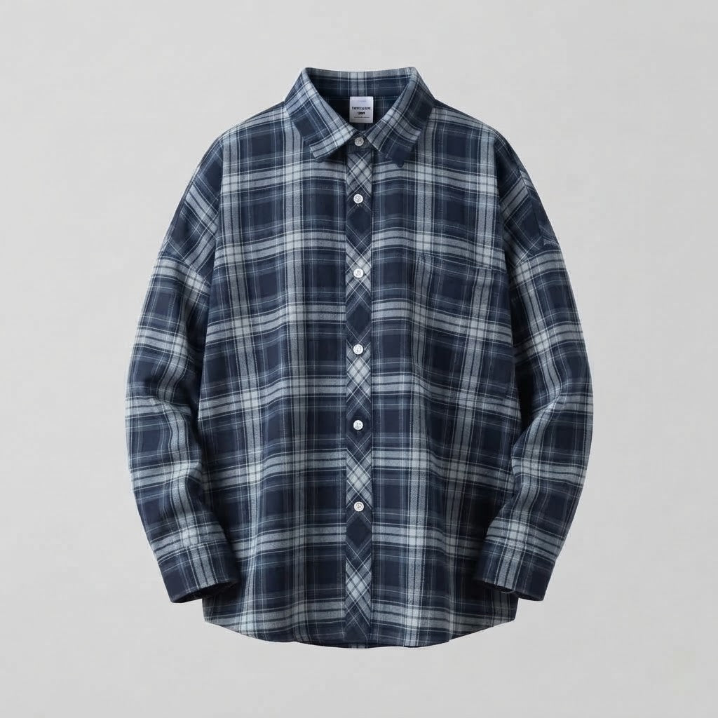 Ladies Casual Checked Short Sleeve Shirt Chichicherry