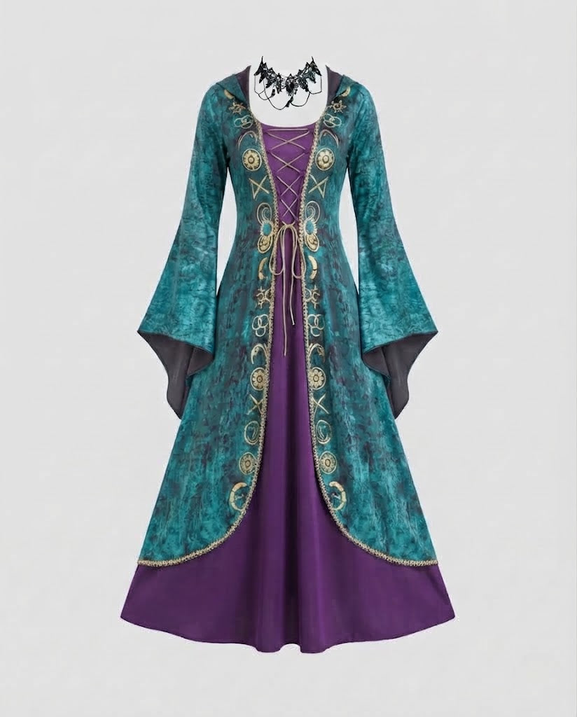 Women's fantastic low costume with filigree details Chichicherry