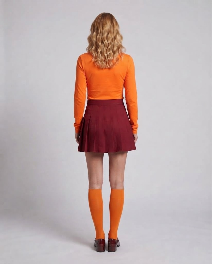Women Cosplay Costume Set with warming turtleneck and skirts Chichicherry