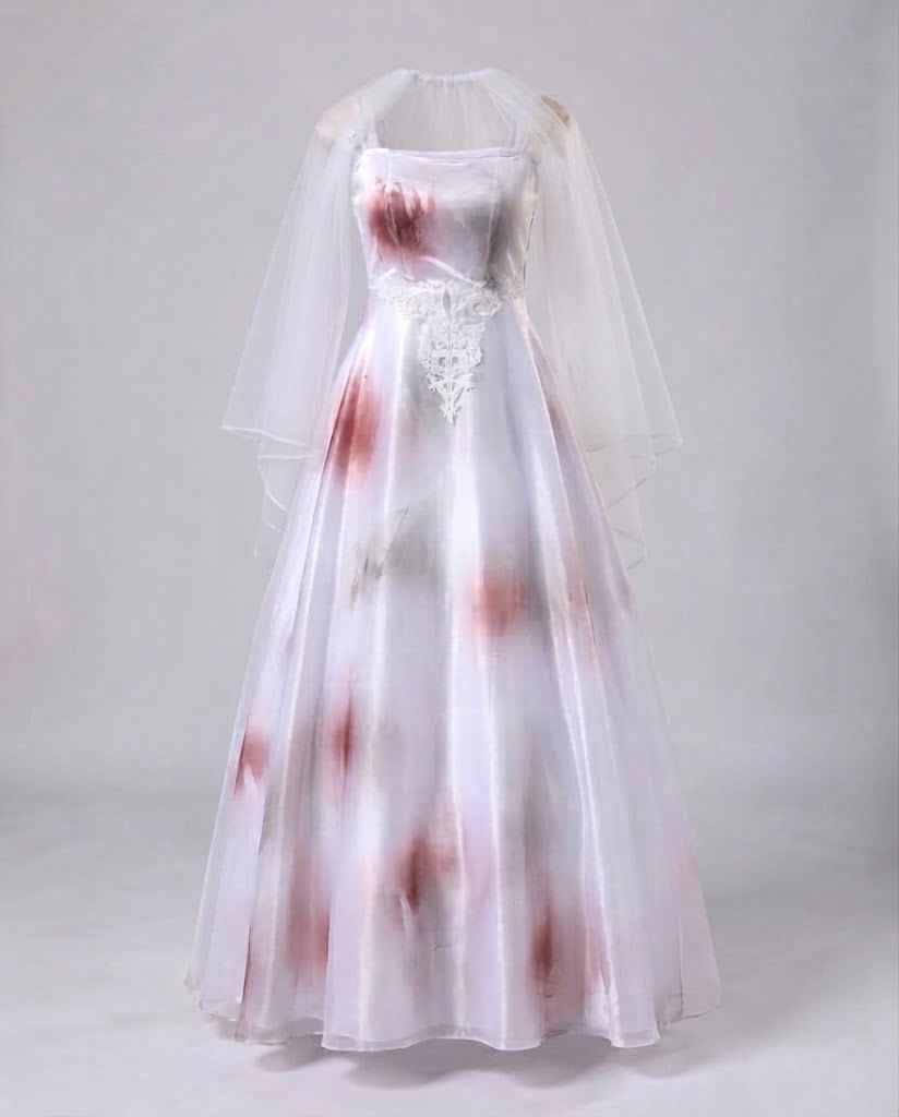 Women Scary Wedding Dress with Lace Details Chichicherry