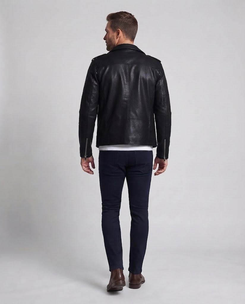 Men's Fashion Biker Jacket Chichicherry