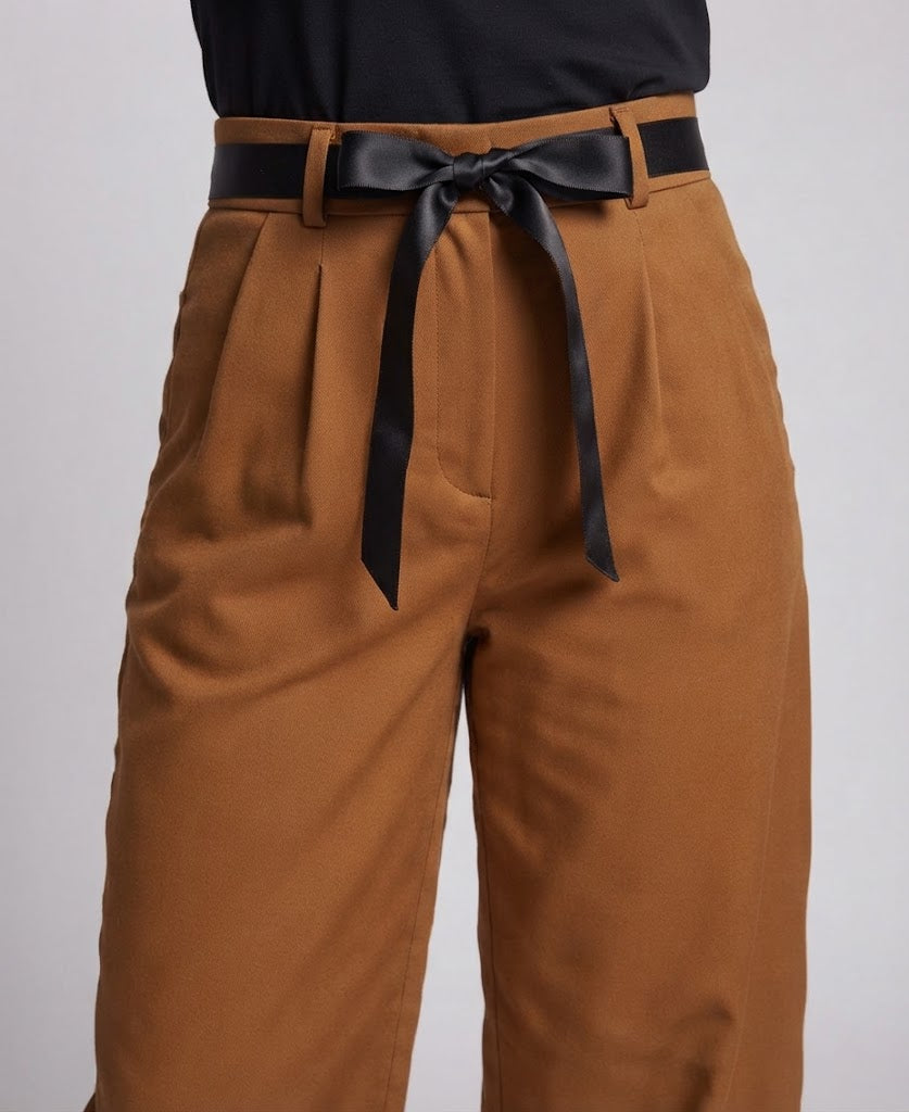 Women's Fashion Statement Jumpsuit with Wide Legs and Drawstring Chichicherry