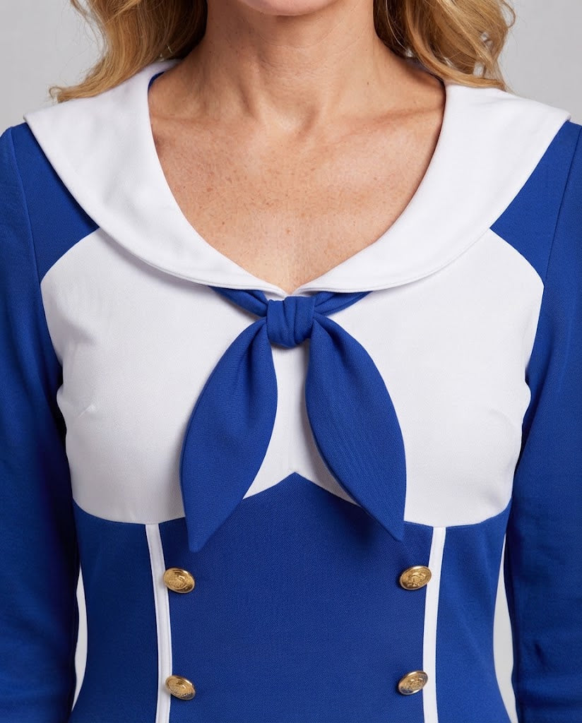 Women's maritime captain costume Chichicherry