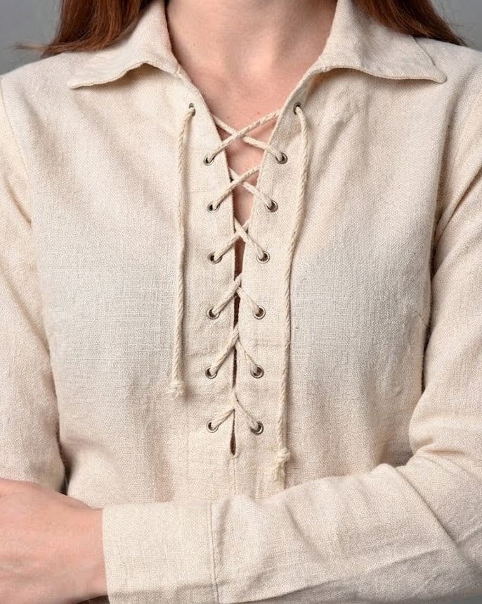 Women's casual long sleeve with drawstring Chichicherry