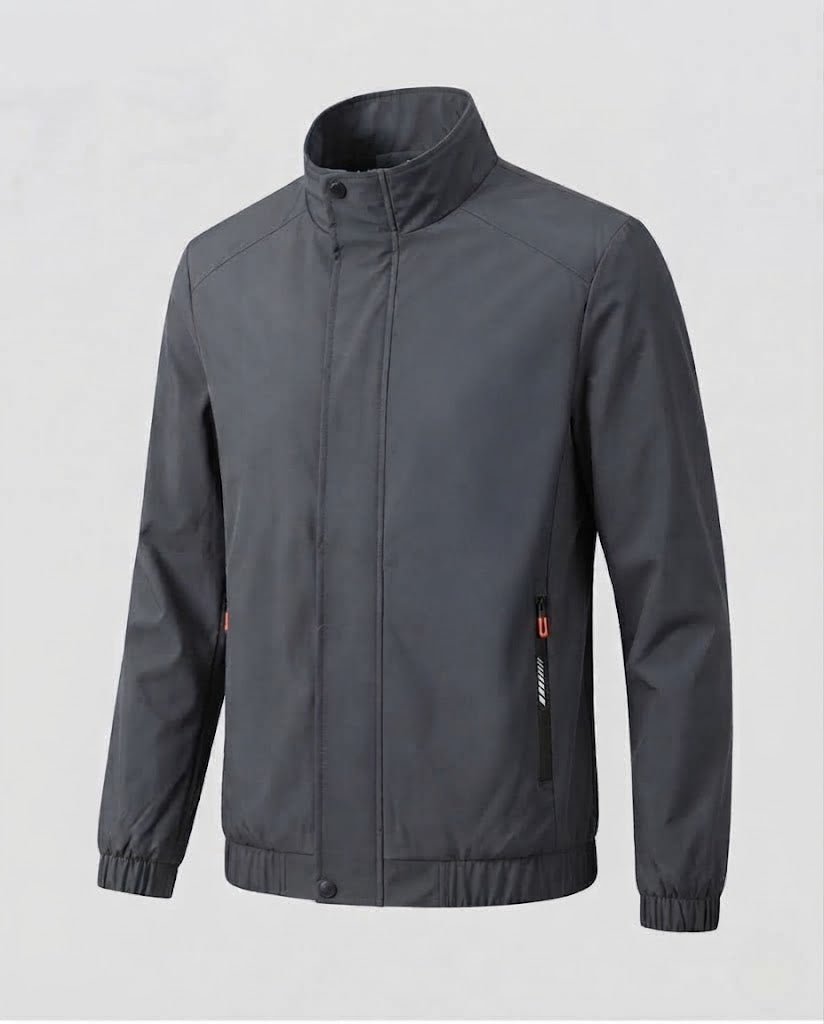 Men's fashionable transitional jacket with practical zippered pockets Chichicherry