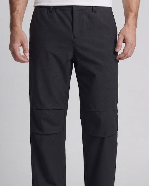 Men's Relaxed Wide-Leg Pants made of technical stretch twill with clean waistband Chichicherry