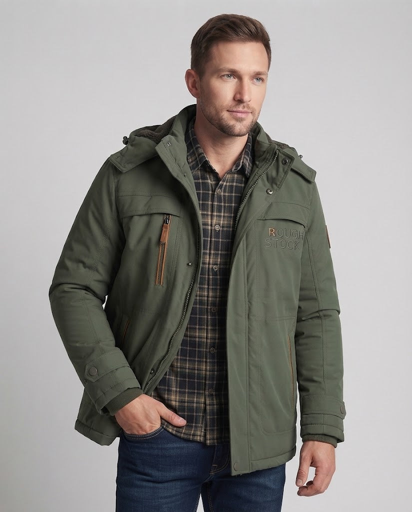 Men's Insulated Parka Jacket Chichicherry