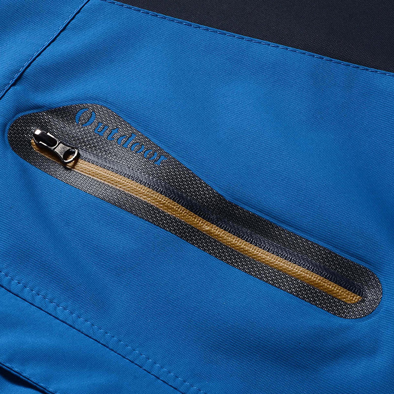 Men's three-layer softshell outdoor jacket with removable hood and welded seams Chichicherry