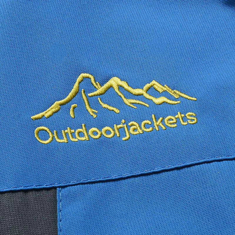 Men's three-layer softshell outdoor jacket with removable hood and welded seams Chichicherry