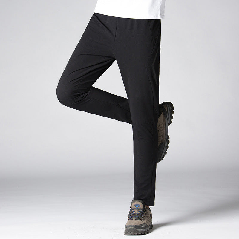 Women's Slim-Fit Stretch Trekking Pants with Pre-shaped Knees and Elastic Comfort Waistband Chichicherry