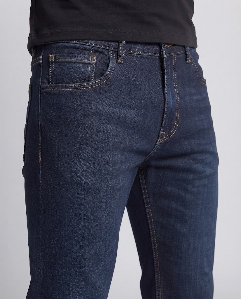 Men's Warm Padded Jeans Chichicherry