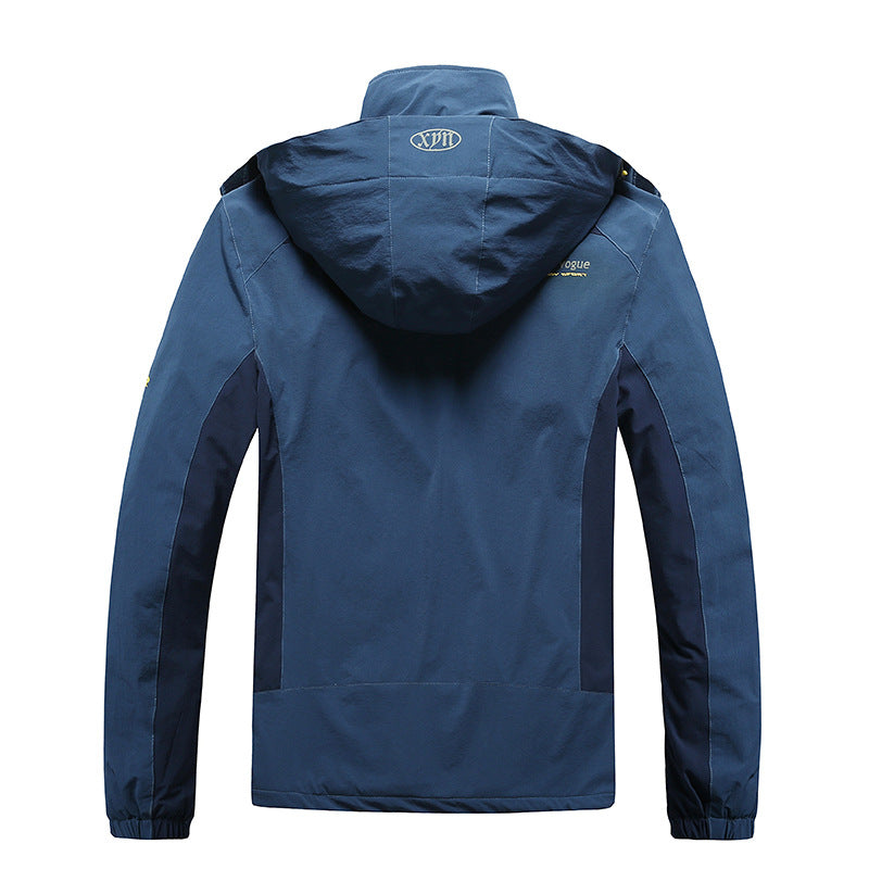 Women's water- and windproof softshell trekking jacket with adjustable hood Chichicherry
