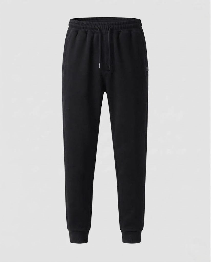 Men's Thermo-Fleece Jogging Pants with Elastic Waistband and Cuffs Chichicherry