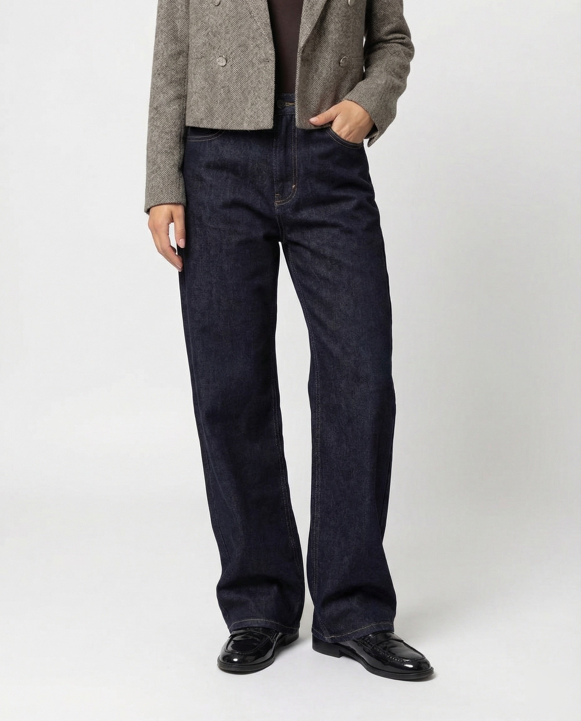 Women High Waist Denim Pants
