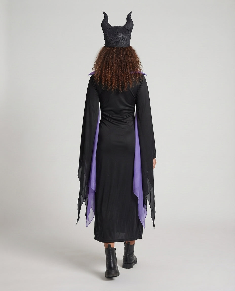 Ladies Mystical Witch Costume with Hood and Wide Sleeves Chichicherry