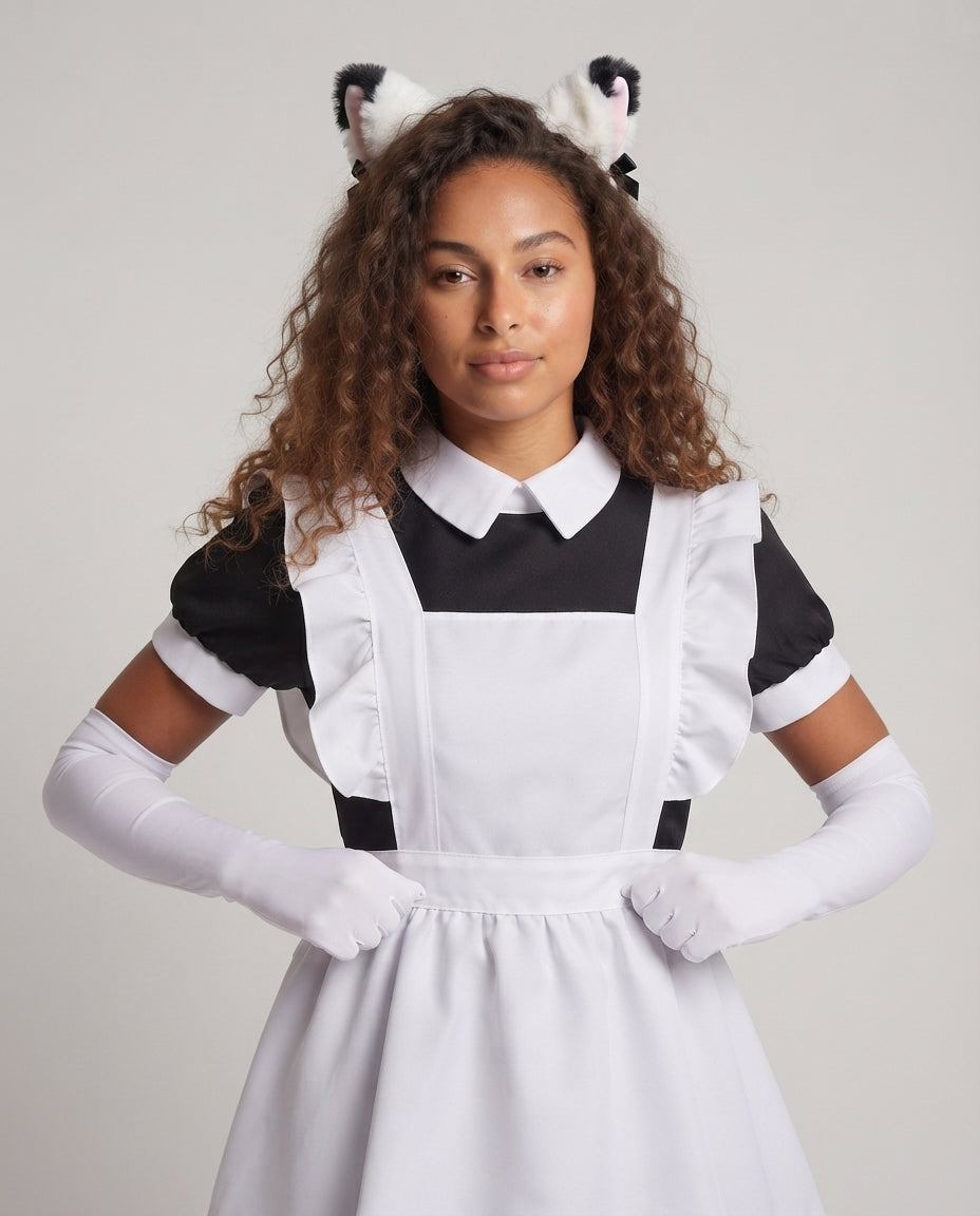 Ladies costume set with elegant apron and accessories Chichicherry