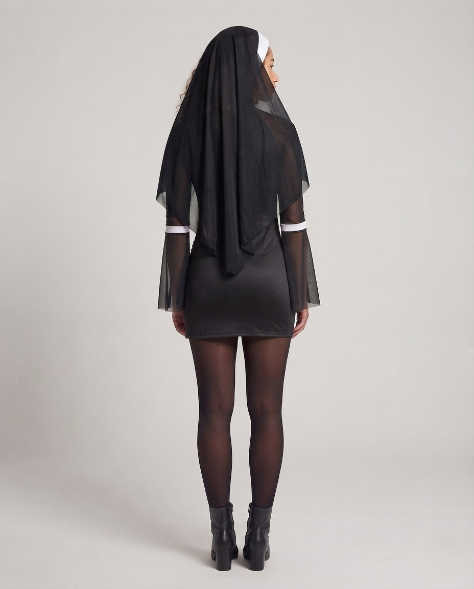 Women Sexy Nun Costume Chichicherry