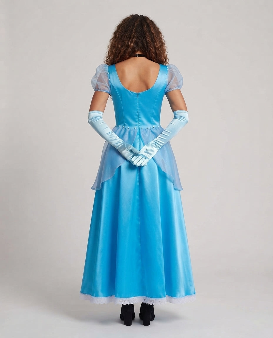 Women's enchanting ball gown with elegant overlay Chichicherry