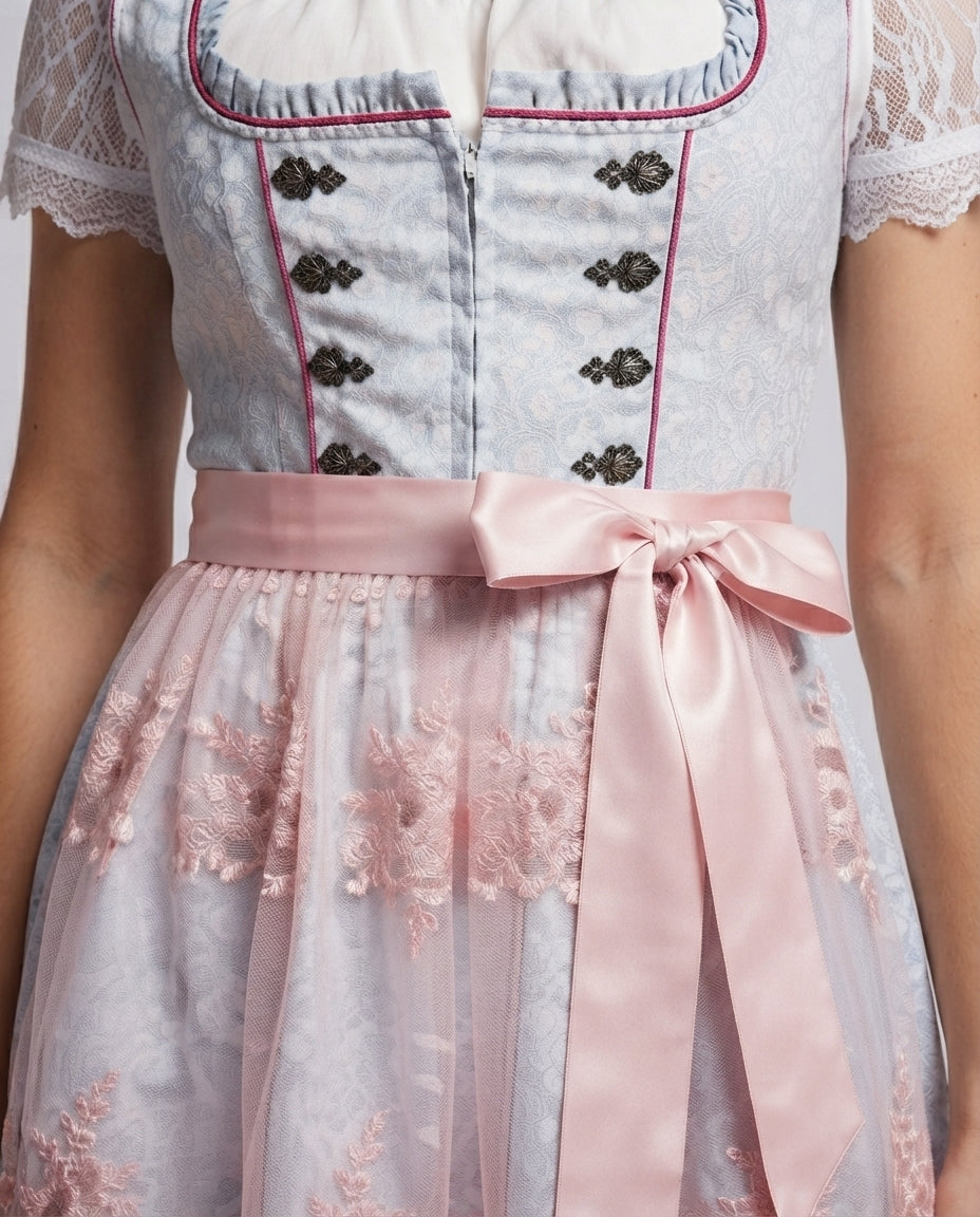 Women's Lace Dirndl Dress Chichicherry