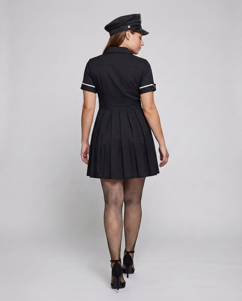 Women's Police Costume Dress with Chic Cut Chichicherry