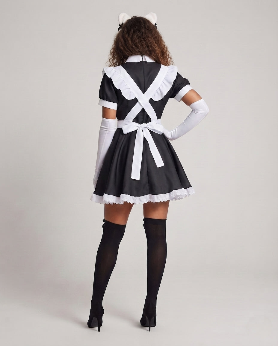 Ladies costume set with elegant apron and accessories Chichicherry