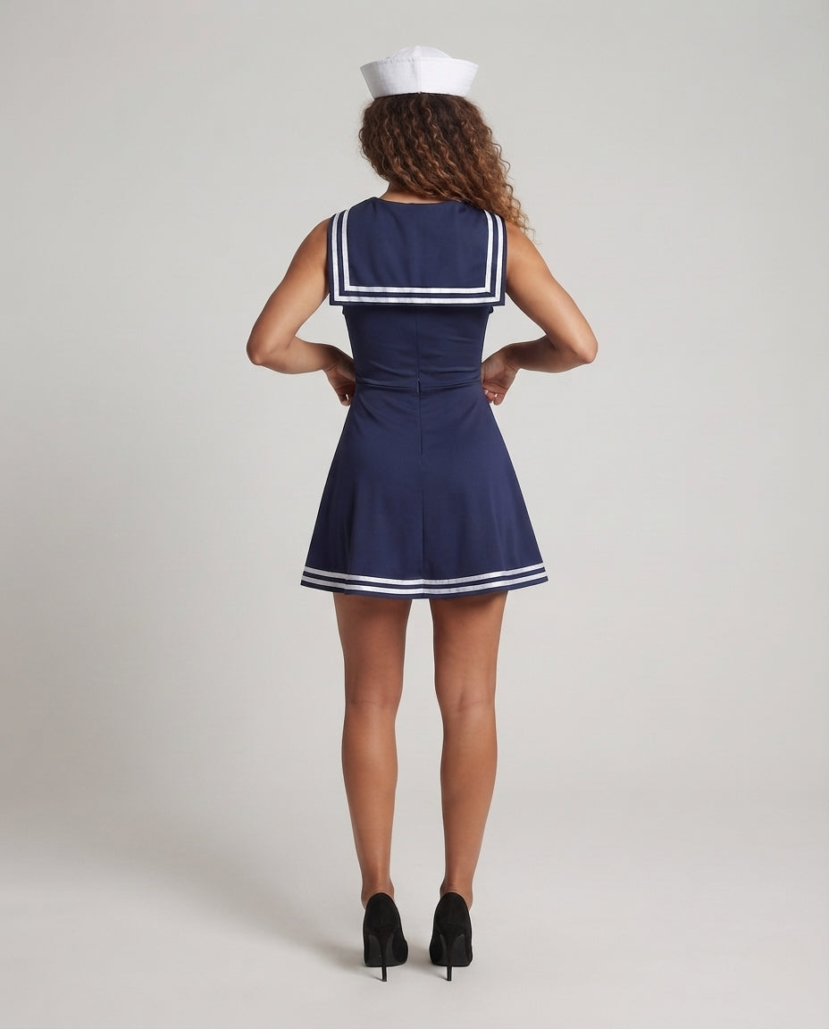 Women's sailor dress with elegant details Chichicherry