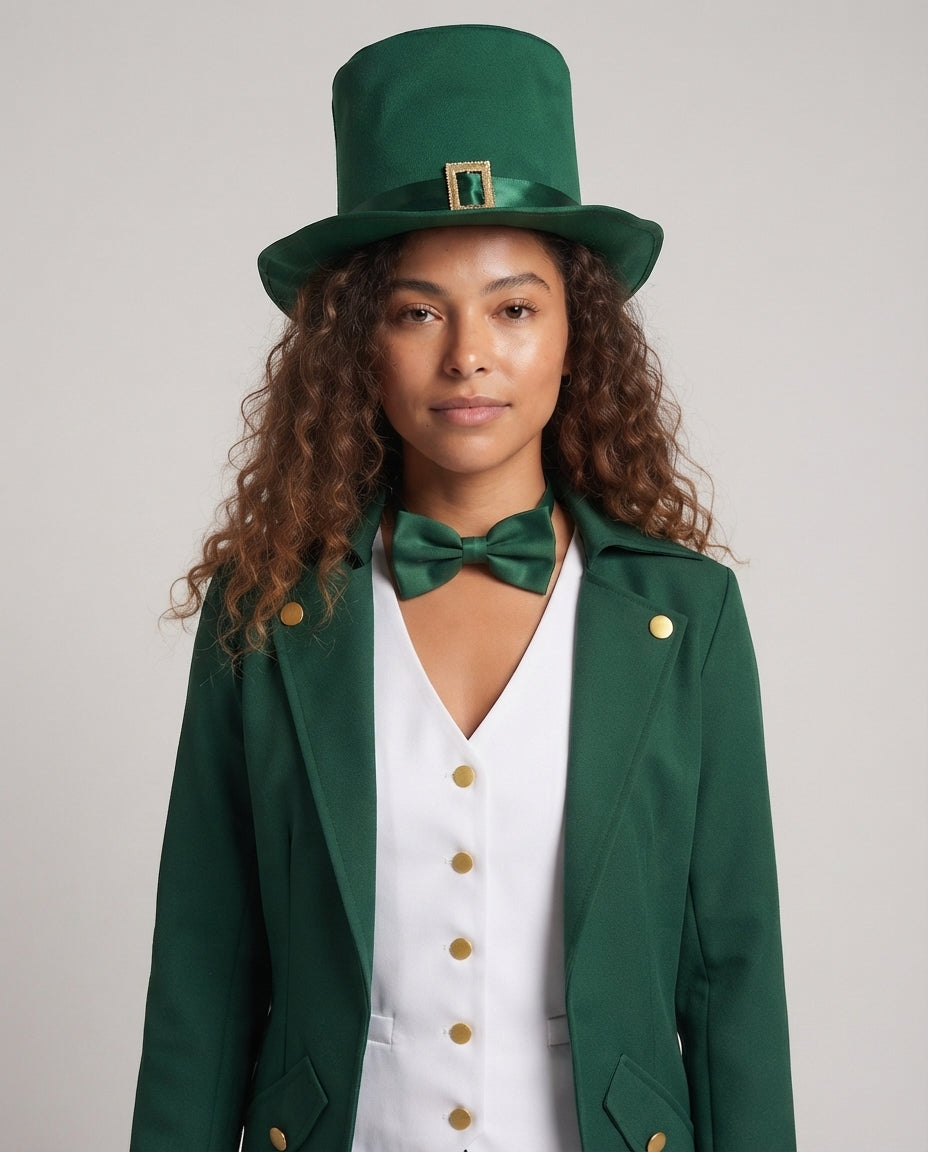 Women's costume set with tailcoat, top hat, and bow tie Chichicherry