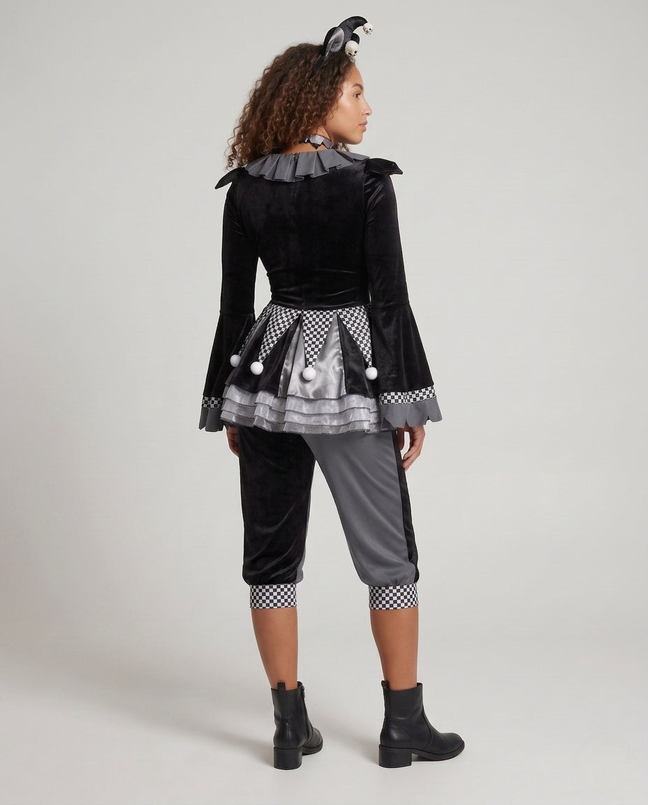 Women's clown costume with sophisticated detailing Chichicherry