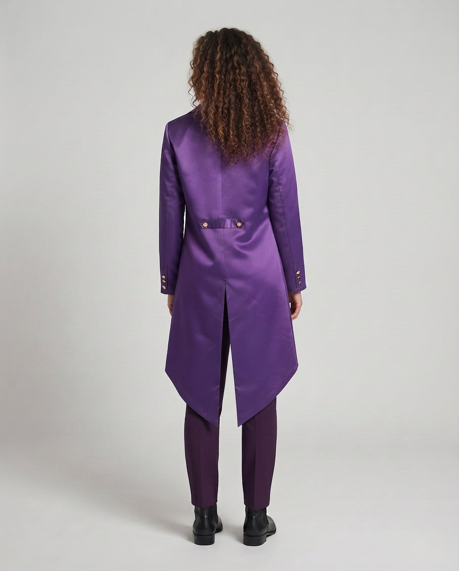Ladies' historical tailcoat suit with bow tie and mask Chichicherry