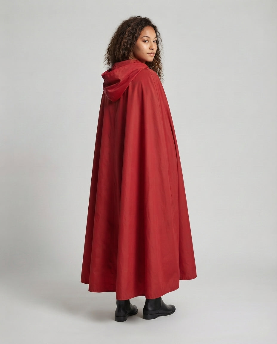 Ladies fairy-tale costume as Little Red Riding Hood with hood and ruffle details Chichicherry