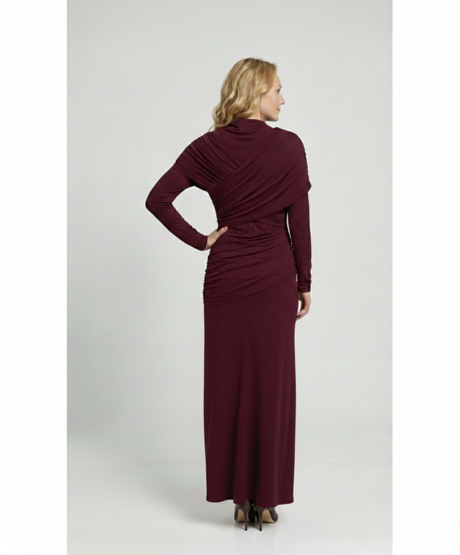 Women’s Maxi Dress with Draping