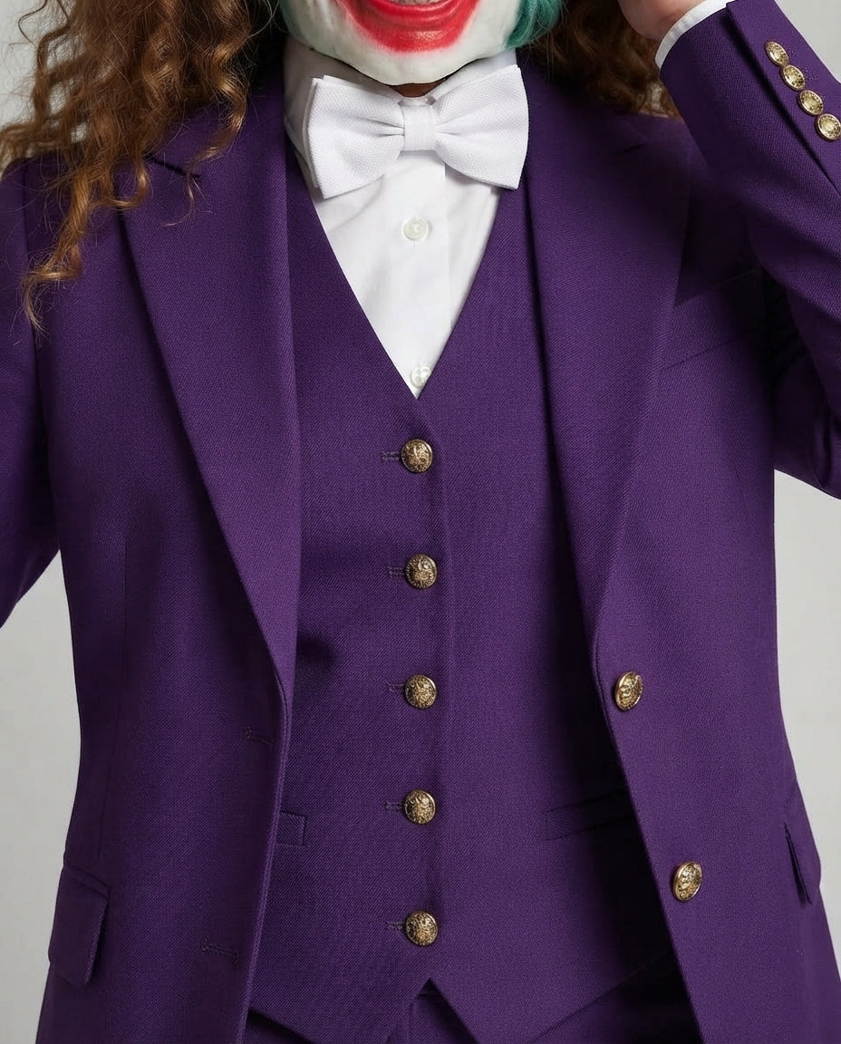 Ladies' historical tailcoat suit with bow tie and mask Chichicherry