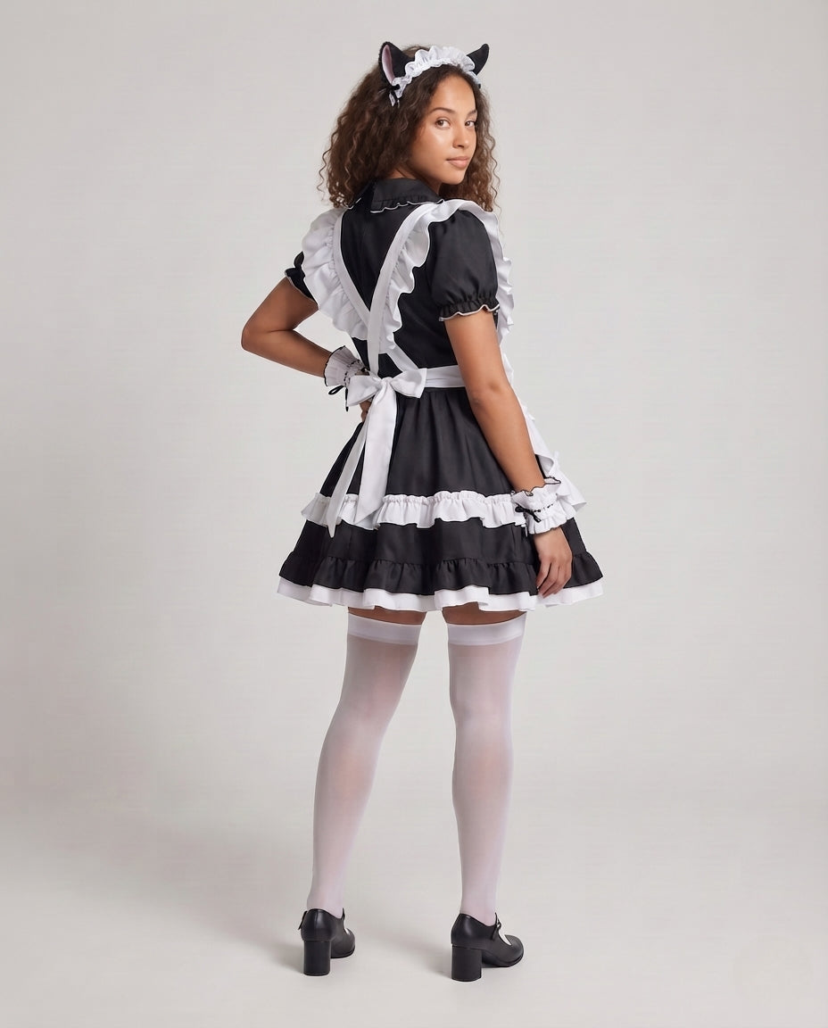 Ladies costume dress with ruffles Chichicherry