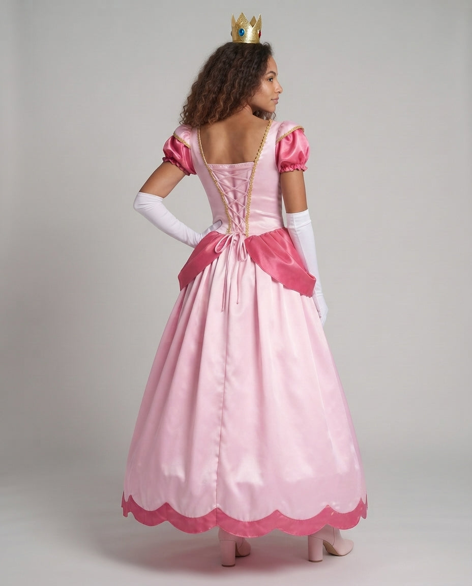 Ladies Enchanting Princess Dress with Glittering Tulle and Elegant Ruffles Chichicherry