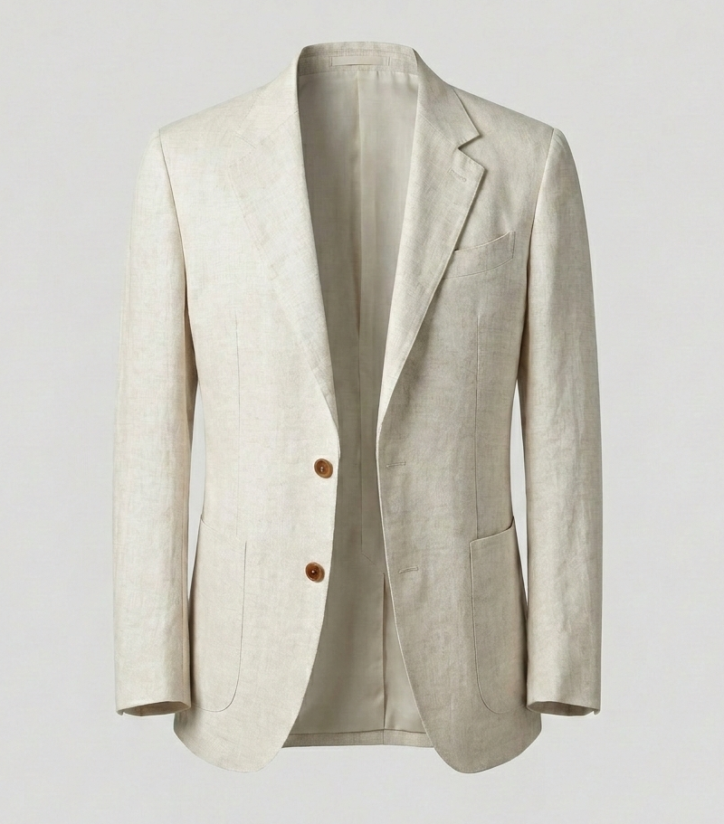 Linen Suit Elegant With Suit Pants Men
