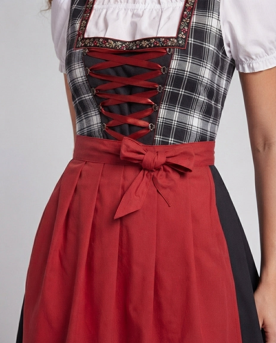 Ladies Dirndl Dress Chichicherry