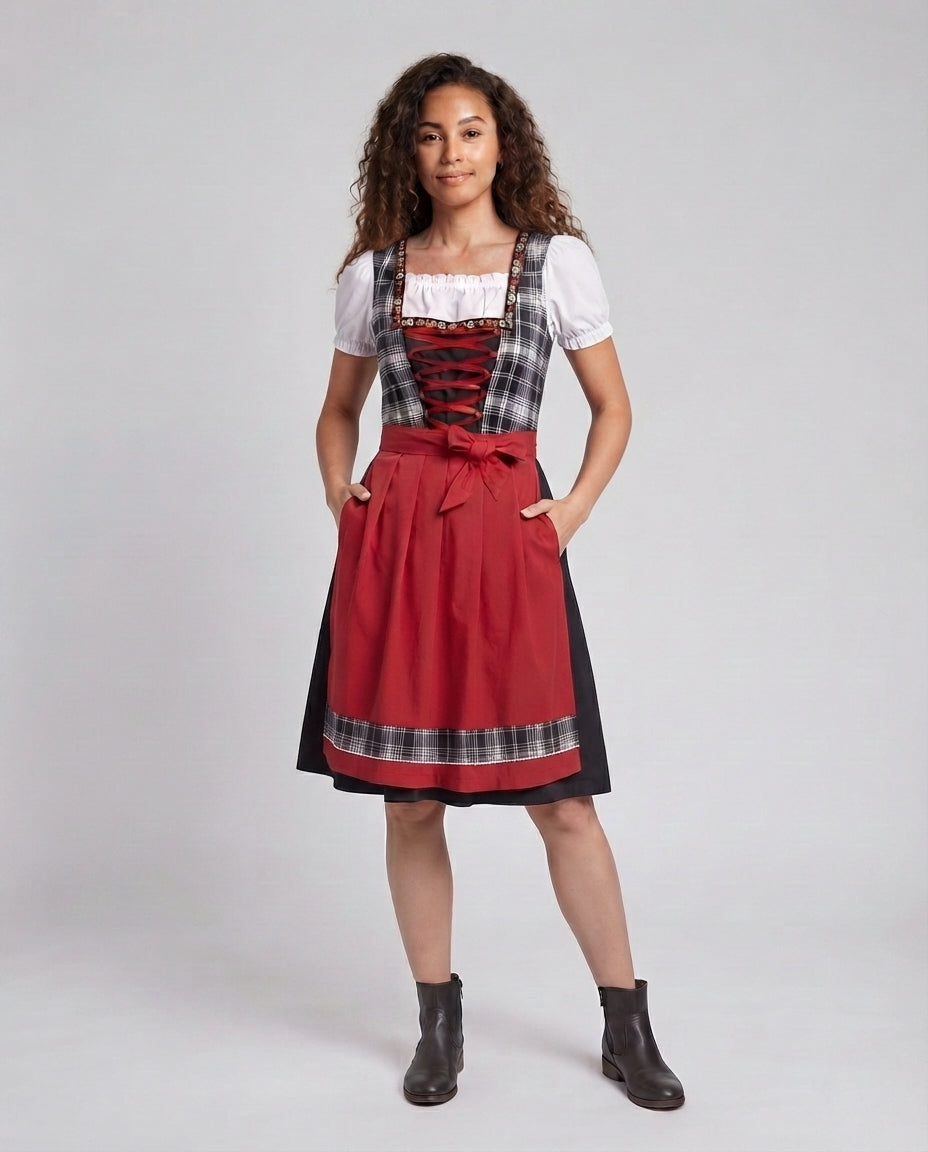 Ladies Dirndl Dress Chichicherry