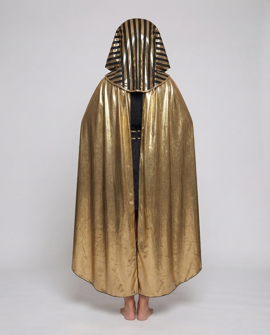 Women's Pharaoh Costume with magnificent cape and elaborate embellishments Chichicherry