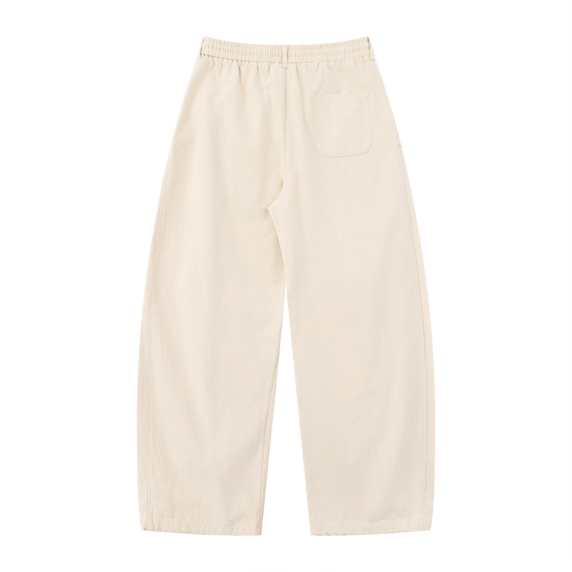 Women's utility-style culotte cargo pants with elastic drawstring waistband and patch flap pockets Chichicherry