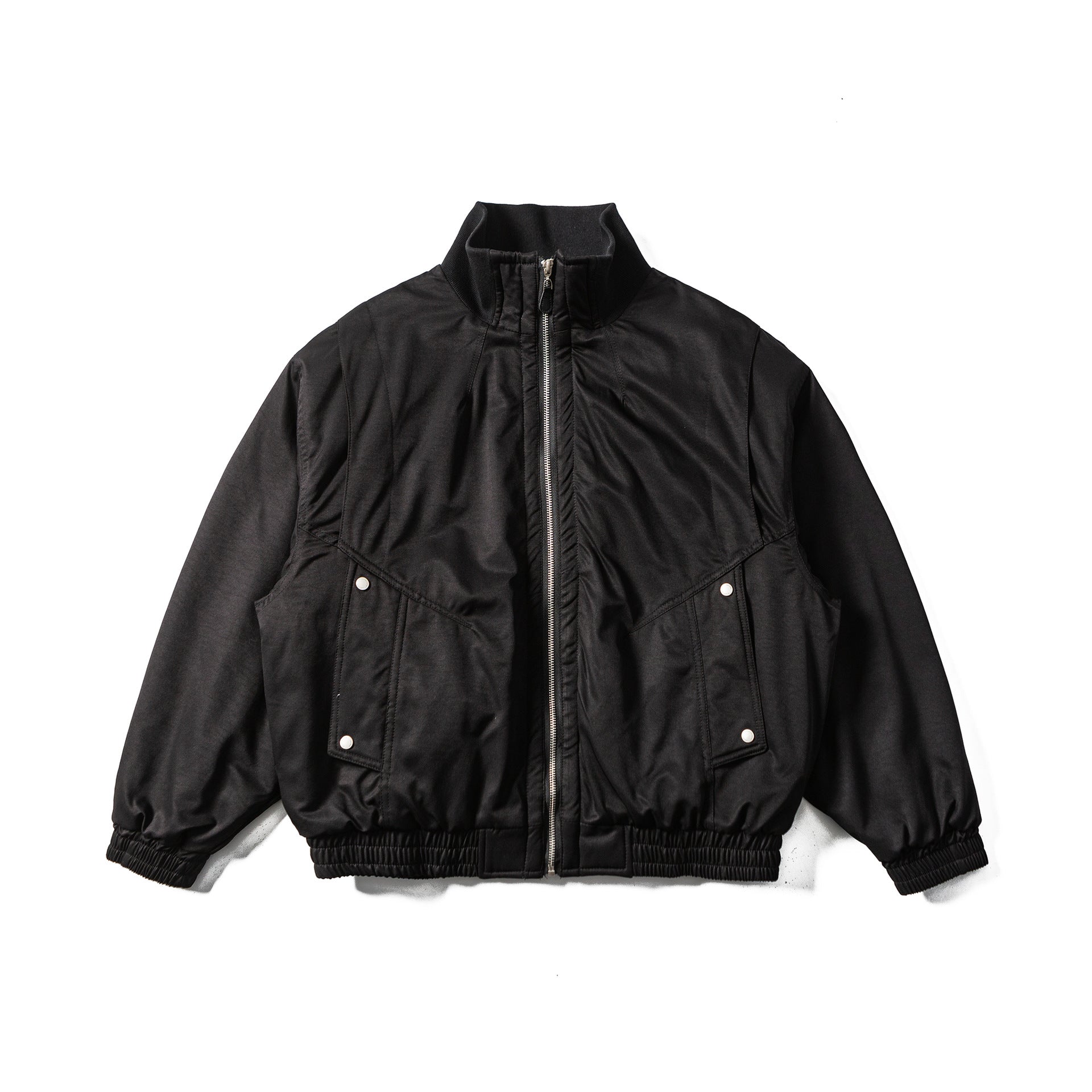 Unisex Short Cut Boxy Bomber Jacket Chichicherry
