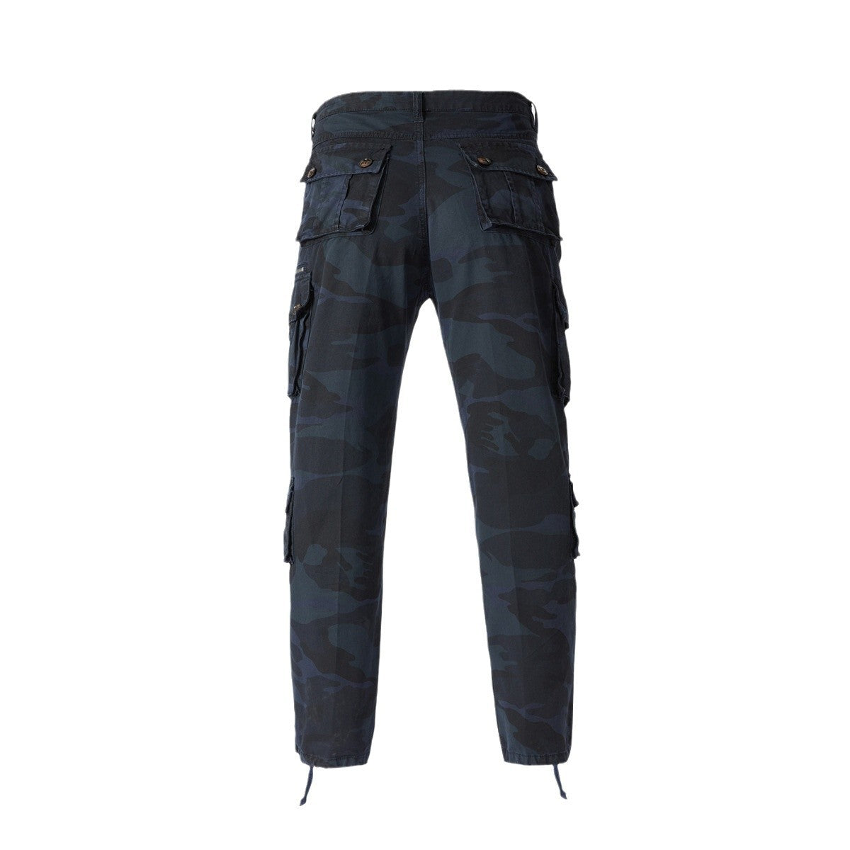 Men's cargo pants in camouflage military style with multiple pockets and adjustable ankle straps Chichicherry