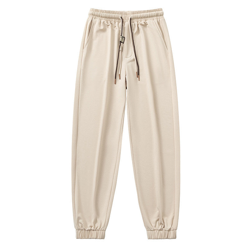 Men's Comfort Jogging Pants with sustainable interlock stretch, concealed side pockets & elastic ankle cuffs Chichicherry