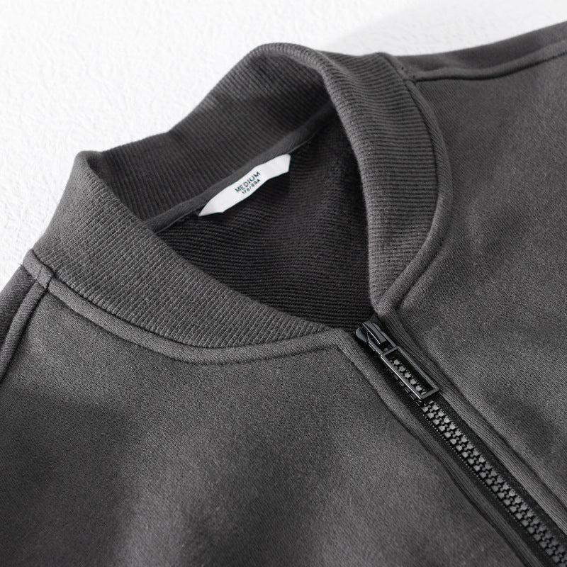 Men's light bomber jacket with contrasting sleeve inserts Chichicherry