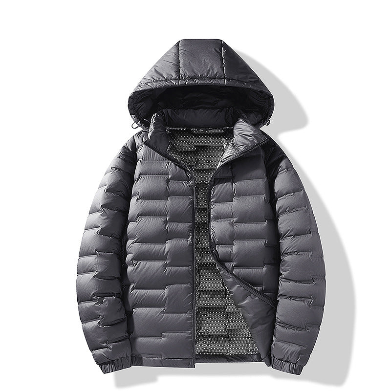 Men's Ultralight Quilted Jacket with Hood and Thermal Lining Chichicherry