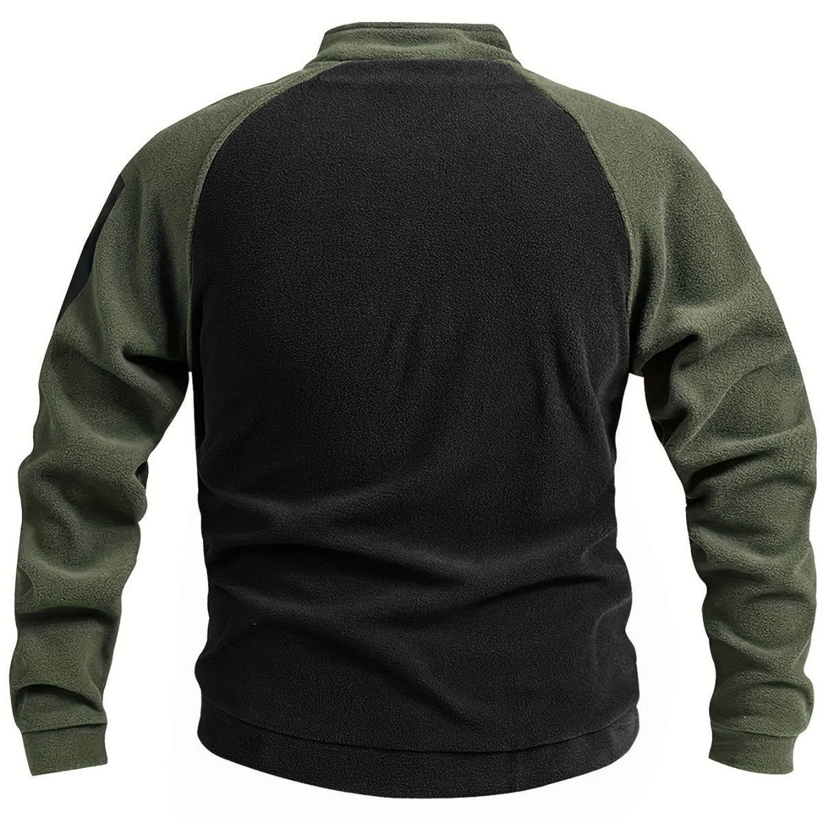 Men's technical fleece combo pullover with windproof chest panel, zippered sleeve ventilation & arm pocket Chichicherry